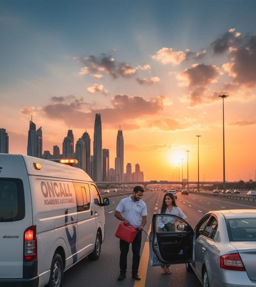 Running on Empty in the UAE? Oncall Roadside Assistance Has Your Back! image